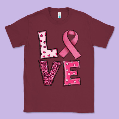 Western Breast Cancer Love Classic Tee Designed By Ranaportraitstore