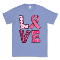 Colony Blue Western Breast Cancer Love Classic Tee - RanaPortraitStore