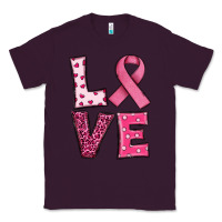 Plum Western Breast Cancer Love Classic Tee - RanaPortraitStore