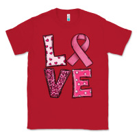 Red Western Breast Cancer Love Classic Tee - RanaPortraitStore
