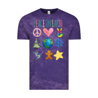 Cloud Purple PEACE ON EARTH Vintage Tee - Bettercallsaul