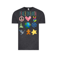 Vintage Black PEACE ON EARTH Vintage Tee - Bettercallsaul