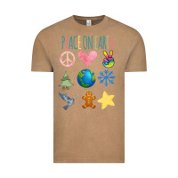 Vintage Coffee PEACE ON EARTH Vintage Tee - Bettercallsaul