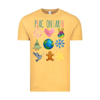 Vintage Mustard PEACE ON EARTH Vintage Tee - Bettercallsaul