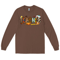 Chestnut Fall Teacher Long Sleeve Tee - NancyCooperArtShop