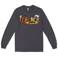 Smoke Fall Teacher Long Sleeve Tee - NancyCooperArtShop