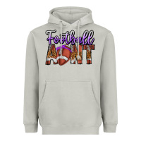 Moon Dust Football Aunt Heavyweight Hoodie - CowhideDigitalArt