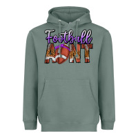 Sage Football Aunt Heavyweight Hoodie - CowhideDigitalArt