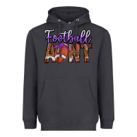 Smoke Football Aunt Heavyweight Hoodie - CowhideDigitalArt