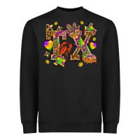 Black Texas Mardi Gras Heavyweight Sweatshirt - HowdyJamesFarm