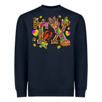 Navy Texas Mardi Gras Heavyweight Sweatshirt - HowdyJamesFarm