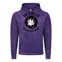 Cloud Purple World Wildlife Day Vintage Hoodie - Bettercallsaul