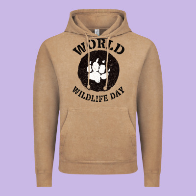 World Wildlife Day Vintage Hoodie Designed By Bettercallsaul