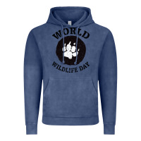 Vintage Denim World Wildlife Day Vintage Hoodie - Bettercallsaul