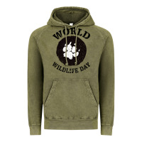 Vintage Olive World Wildlife Day Vintage Hoodie - Bettercallsaul