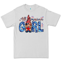 Dove Grey all american girl with gnome Premium Tee - NancyCooperArtShop