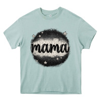 Arona leopard mama Heavy Core Tee - MaliasSmallBusiness