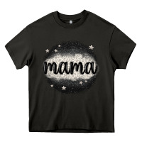 Asphalt leopard mama Heavy Core Tee - MaliasSmallBusiness