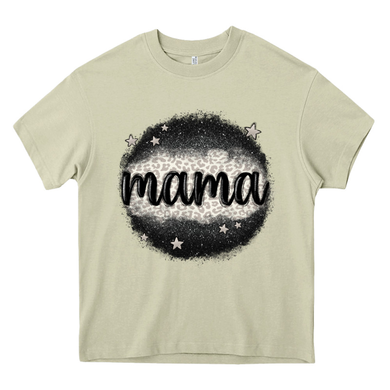 Leopard Mama Heavy Core Tee by MaliasSmallBusiness | Teevron