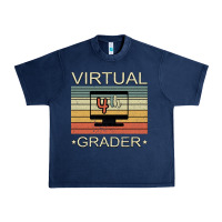 Navy Virtual 4th Grader Urban Heavy Tee - Bettercallsaul