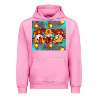 Fuchsia Pink firefighter gnomes Urban Hoodie - Artiststas