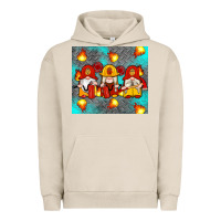Pigment French Oak firefighter gnomes Urban Hoodie - Artiststas