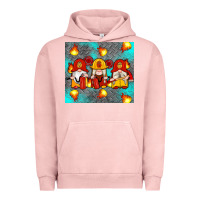 Pigment Salmon firefighter gnomes Urban Hoodie - Artiststas
