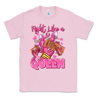 Bubblegum Pink Survivor queen Breast Cancer afro girl sneakers Classic Tee - RanaPortraitStore