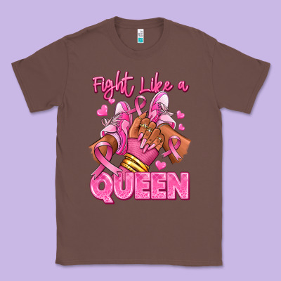 Survivor Queen Breast Cancer Afro Girl Sneakers Classic Tee Designed By Ranaportraitstore