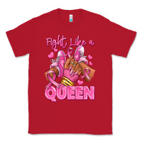 Red Survivor queen Breast Cancer afro girl sneakers Classic Tee - RanaPortraitStore
