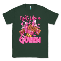 Sports Green Survivor queen Breast Cancer afro girl sneakers Classic Tee - RanaPortraitStore