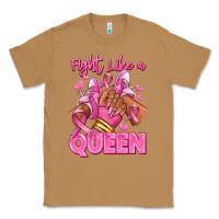 Toasted Coconut Survivor queen Breast Cancer afro girl sneakers Classic Tee - RanaPortraitStore