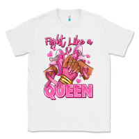 White Survivor queen Breast Cancer afro girl sneakers Classic Tee - RanaPortraitStore