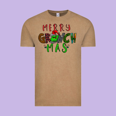 Merry Grinch Mas Vintage Tee Designed By Bettercallsaul