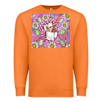 Carrot Easter Bunny Premium Sweatshirt - CowhideDigitalArt