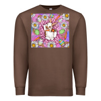 Chestnut Easter Bunny Premium Sweatshirt - CowhideDigitalArt
