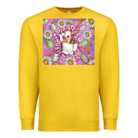 Lemon Easter Bunny Premium Sweatshirt - CowhideDigitalArt