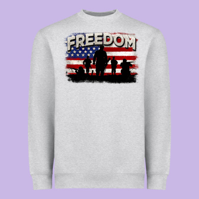 Freedom 4th Of July Heavyweight Sweatshirt Designed By Cowgirlartshop
