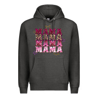 Charcoal Heather Mama mama mama mama Mother's Day Premium Hoodie - FaDigitalArtStudio