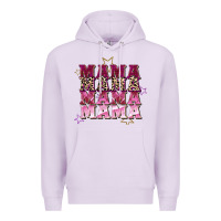Lilac Mama mama mama mama Mother's Day Premium Hoodie - FaDigitalArtStudio
