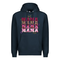 Navy Mama mama mama mama Mother's Day Premium Hoodie - FaDigitalArtStudio