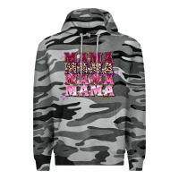 Slate Camo Mama mama mama mama Mother's Day Premium Hoodie - FaDigitalArtStudio