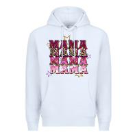 White Mama mama mama mama Mother's Day Premium Hoodie - FaDigitalArtStudio