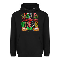Black Is It Christmas Break Yet Heavyweight Hoodie - CowhideDigitalArt