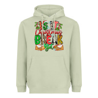Matcha Is It Christmas Break Yet Heavyweight Hoodie - CowhideDigitalArt
