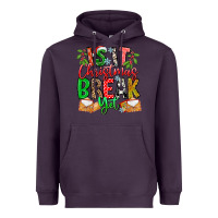 Plum Is It Christmas Break Yet Heavyweight Hoodie - CowhideDigitalArt