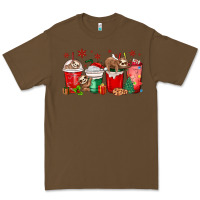 Cacao christmas sloth coffee cups Premium Tee - MaliasSmallBusiness