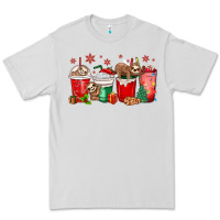 Dove Grey christmas sloth coffee cups Premium Tee - MaliasSmallBusiness