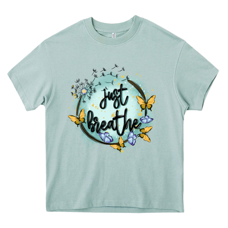 Just Breathe Heavy Core Tee by MaliasSmallBusiness | Teevron