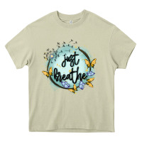 Mossy just breathe Heavy Core Tee - MaliasSmallBusiness